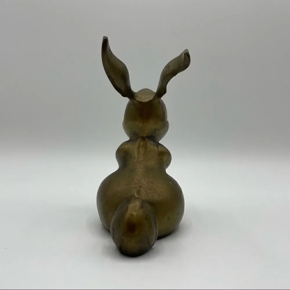 Vintage Brass Bunny  Rabbit